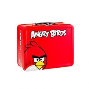 angry birds lunch box red