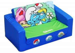 smurfs flip sofa