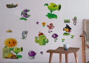 plants vs zombies wall decal