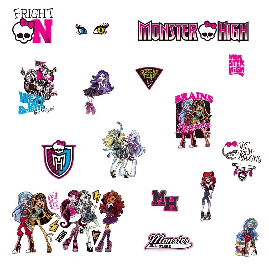 Monsters High Wall Decals Cool Stuff to Buy and Collect