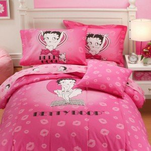 betty boop bedding pink