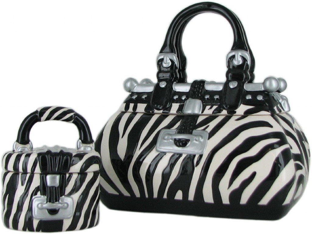 Zebra Purse Cookie Jar Cool Stuff to Buy and Collect