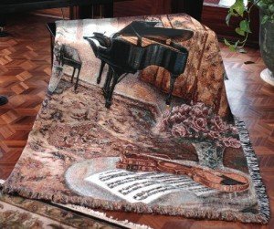piano throw blanket grand