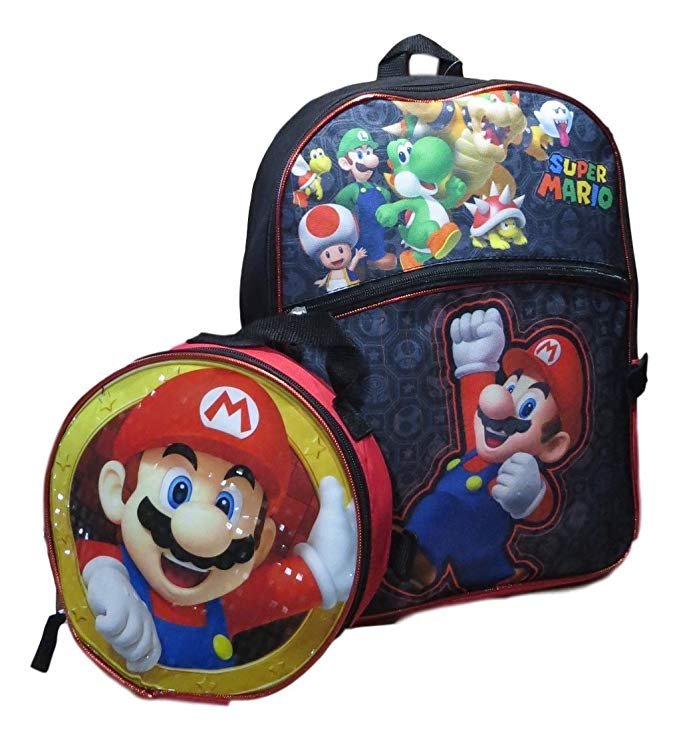 Super Mario Bros School Backpacks and Lunch Bags Cool Stuff to Buy